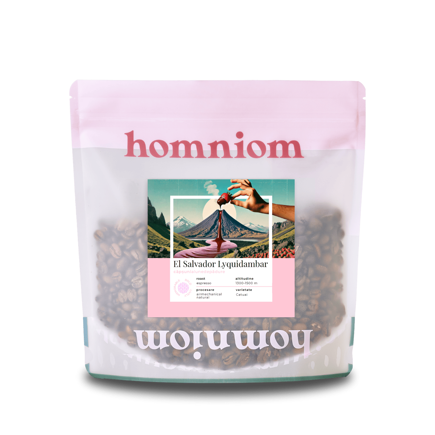 El Salvador Lyquidambar airmechanical, cafea de specialitate, Prajitoria Homniom