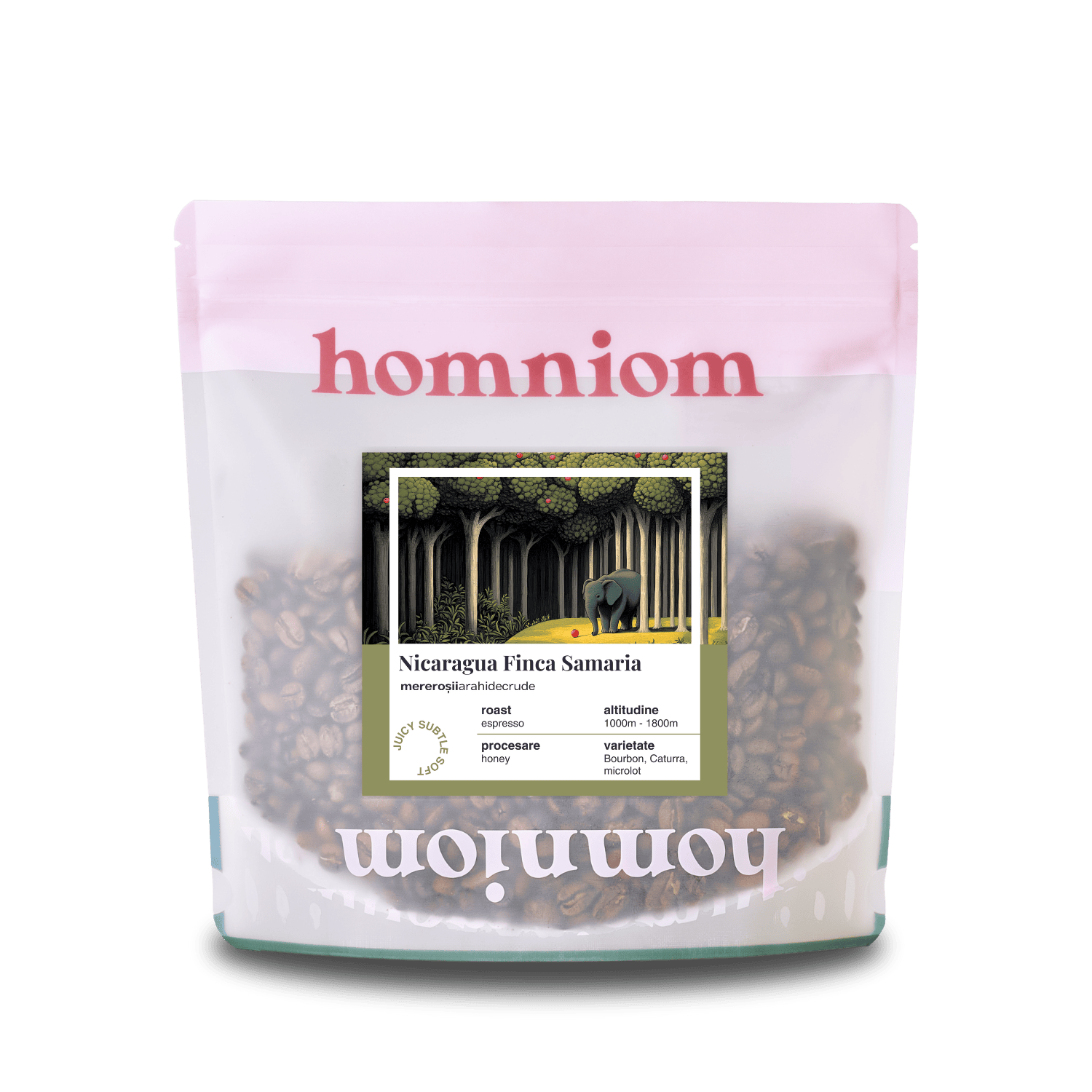 Nicaragua Finca Samaria, cafea de specialitate, Prajitoria Homniom